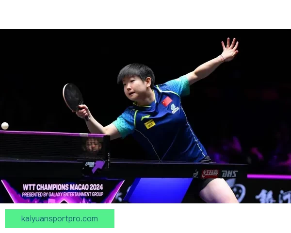 孙颖莎展现顶级对防弧旋转能力强势横扫对手挺进世界杯决赛